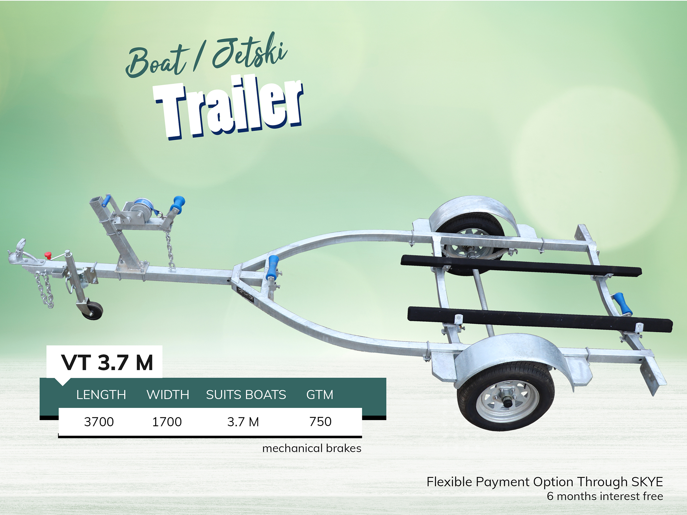 3.7M Boat / Jet Ski Trailer for Sale Melbourne Victoria Trailer Trailers