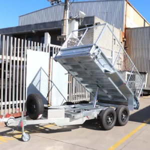 10x5 Heavy Duty Galvanised Hydraulic Tipper Trailer for Sale Melbourne