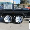 10×6 Tandem Axle Heavy Duty Trailer | Full Checker Plate | 15″ High Sides Box Trailer for Sale Melbourne