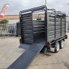 12x6 Deluxe Heavy Duty Stock Crate Trailer for Sale
