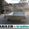 12×6 Heavy Duty Tandem Box 3 Ft Cage Galvanised Trailer for Sale Melbourne <br><br><span class="galv-import">Imported Trailer</span>