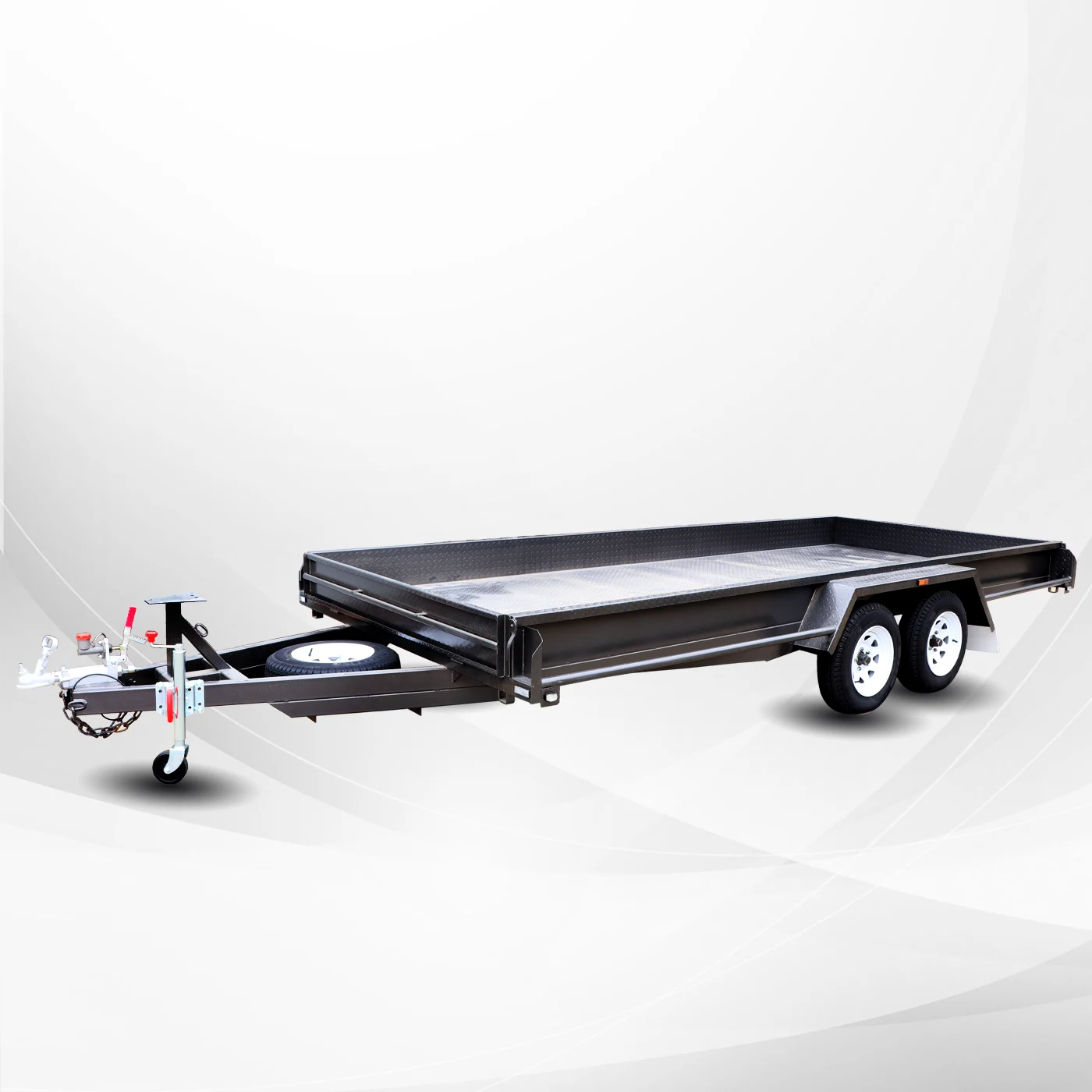 16x6'6" Box Car Carrier Trailer for Sale with Sides