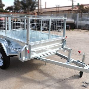 6x4 Galvanised Cage Trailer with 2ft Cage