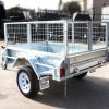 6x4 Galvanised Cage Trailer for Sale 2ft Cage