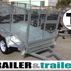 6x4 Galvanised Cage Trailer with Tilt Function for Sale in Melbourne