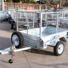 6x4 Galvanised Single Axle Cage Trailer for Sale - 3 Ft Cage