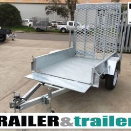 6x4 Australian Galvanised Trailer with Drop Down Ramp for Sale in Melbourne, Victoria