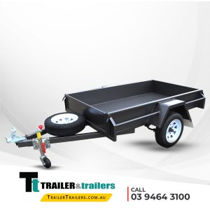 7x4 Commercial Heavy Duty Single Axle Box Trailer for Sale in Melbourne