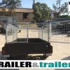 7×4 Commercial Heavy Duty Single Axle Cage Trailer | 2 Ft Cage | For Sale Melbourne
