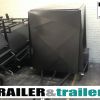 7x5 Single Axle 4 Ft High Fully Enclosed Van Trailer for Sale