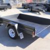 7x5 Commercial Heavy Duty Trailer with Rear Drop Tailgate