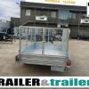 7x5 Single Axle 3 Ft Cage Heavy Duty Galvanised Trailer for Sale