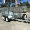 8x5 Tandem galvanised trailer with 900 cage