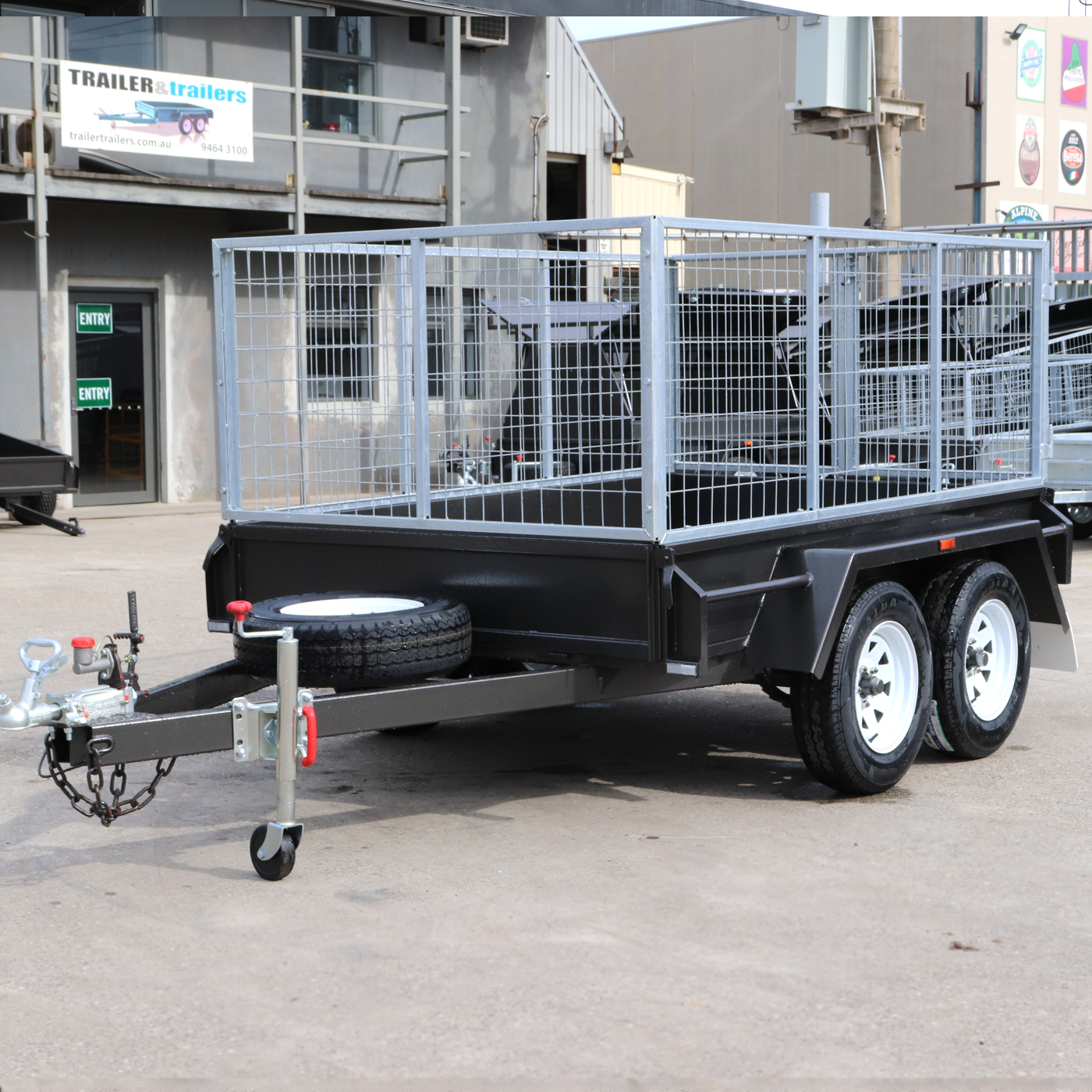 8x5 Caged Trailer for Sale