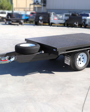 8×5 Domestic Duty Tandem Axle Flat Top Trailer For Sale