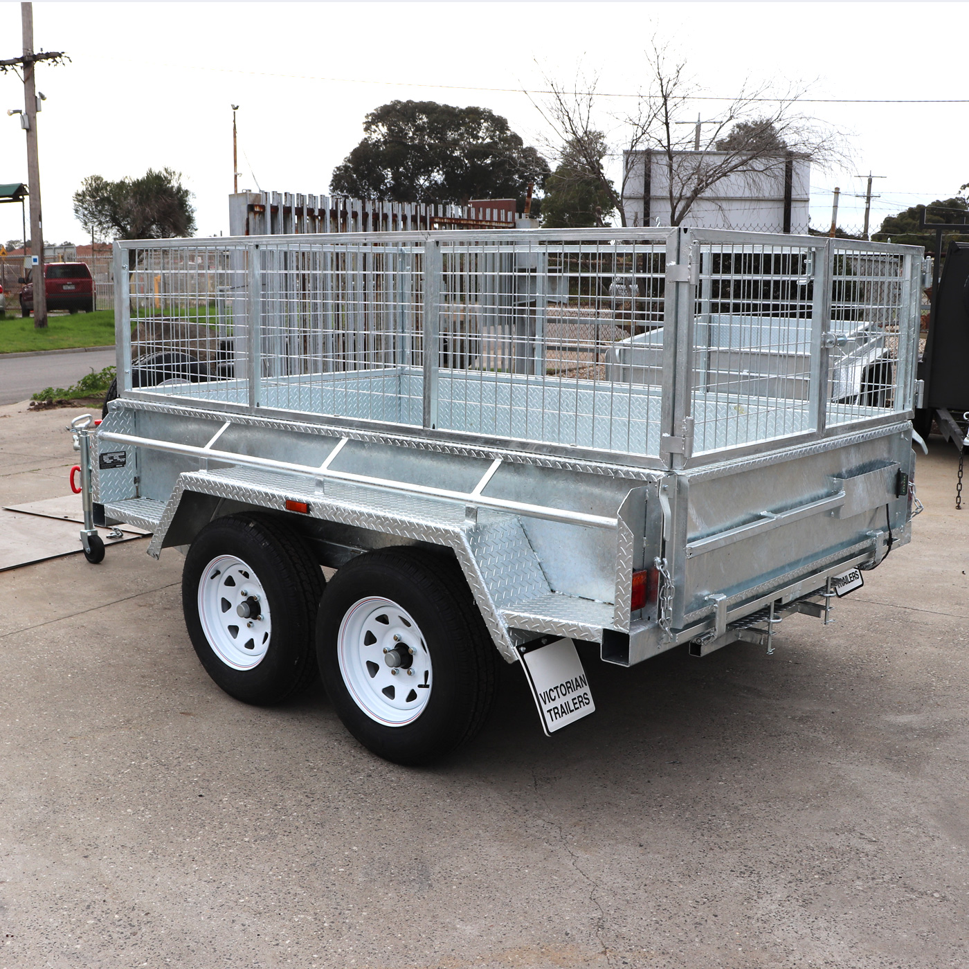 8x5 Galvanised Trailer with Ramps