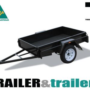8x5 single heavy duty box trailer sale melbourne