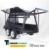Standard Tradesman Trailer for Sale with Rear Lift Up Door