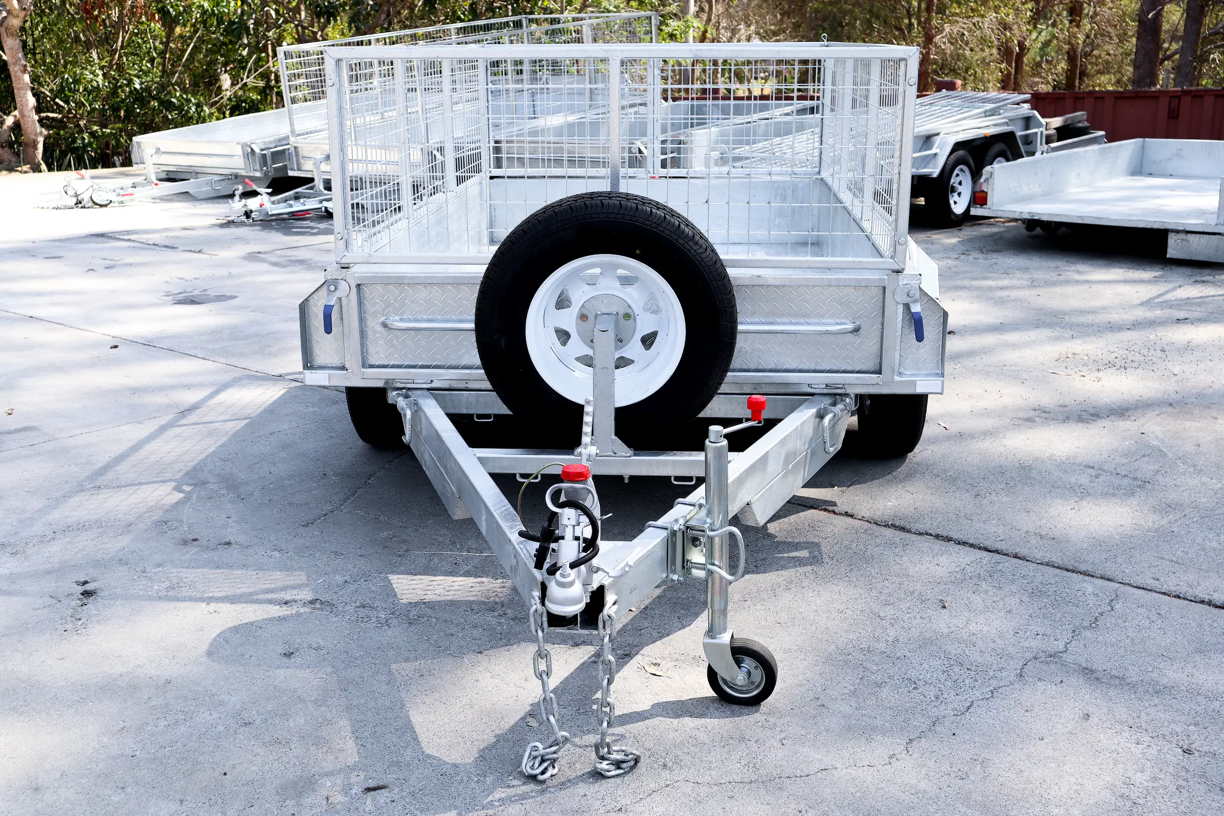 8x5 Tandem Cage Trailer for Sale