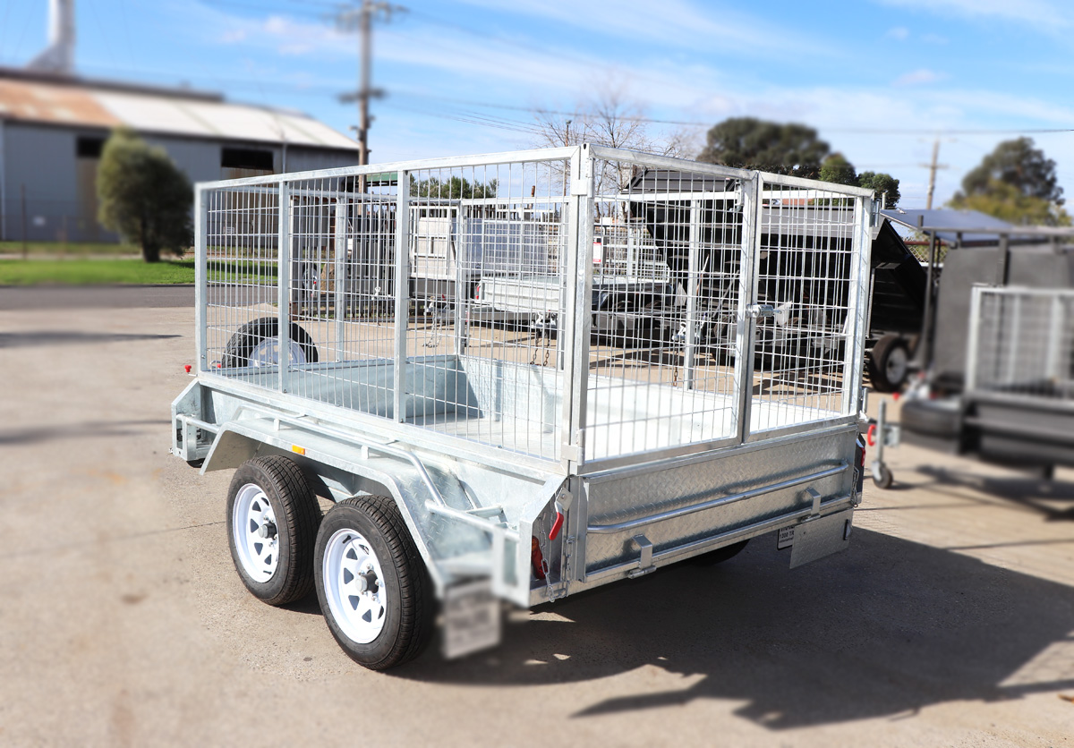 9x5 Tandem Axle Galvanised Trailer for Sale Melbourne Victoria