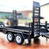 Australian Made - 8x5 Tandem Axle Heavy Duty Plant Trailer with Single Drop Down Ramp for Sale in Victoria