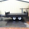 Heavy Duty Flat Top Trailer with Drop Sides for Sale in Victoria