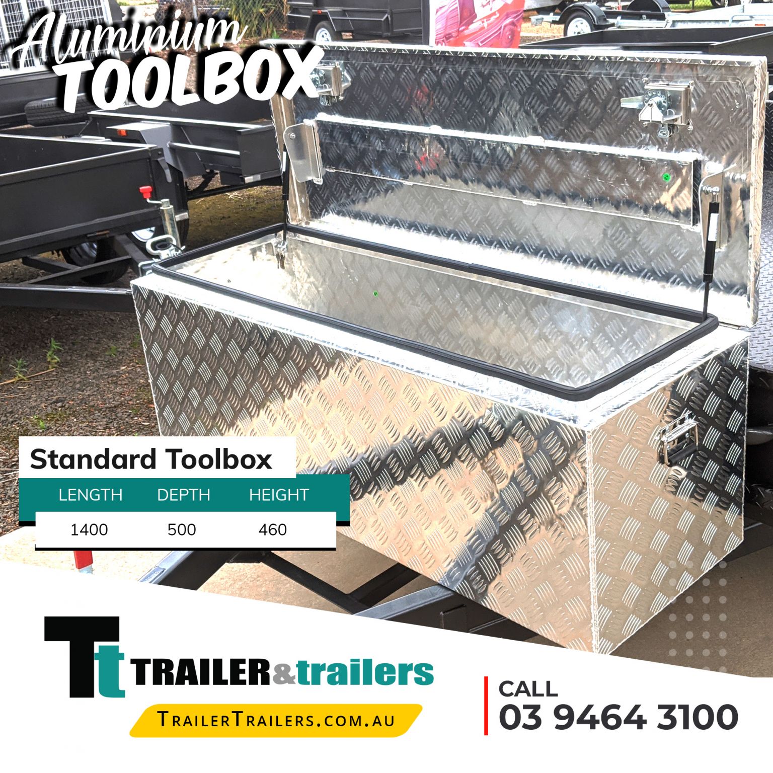 Aluminium Toolbox for Sale Melbourne Victoria Trailer Trailers