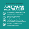 10×6 Australian Galvanised & Australian Made Standard Tandem Box Trailer for Sale <br><br><span class="aussie-build">Australian Made Trailer</span>