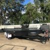 BSpec Tande Flat Open Trailer with New Sunraysia Rims Tyres for Sale in Victoria