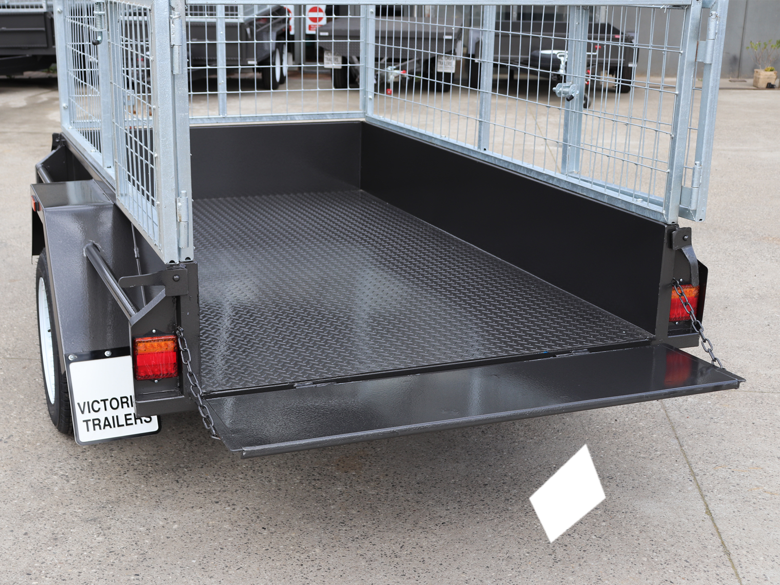 Cage Trailer with LED Lights