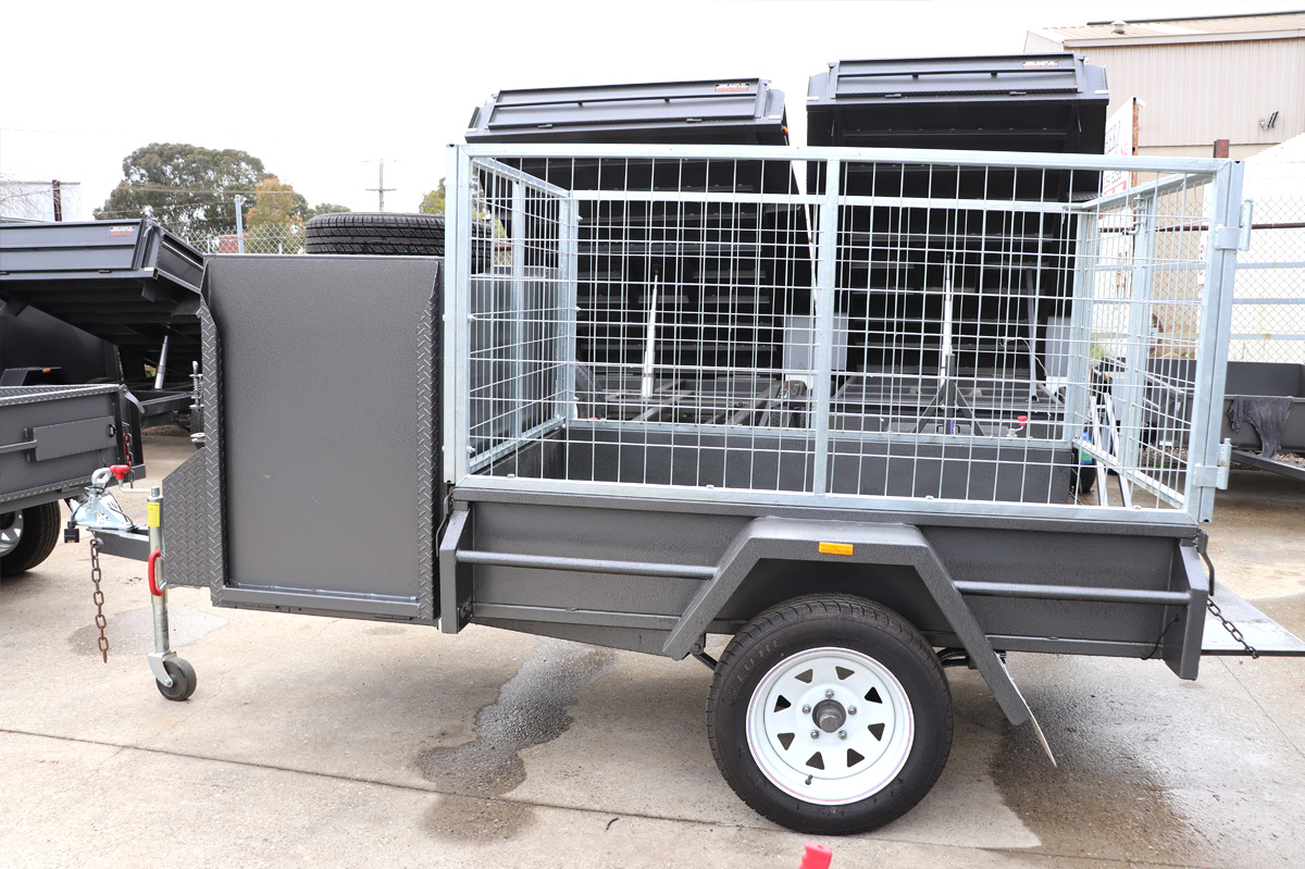 Commercial Heavy Duty Gardening Trailer with Drop Ramp