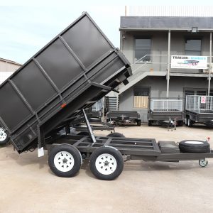 Double Axle Hydraulic Tipping Trailer for Sale