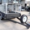 Drop Down Mesh Cage Trailer for Sale