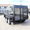 Drop Down Mesh Machinery Cage Trailer for Sale