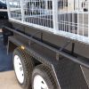 Full Checker Plate Cage Trailer for Sale