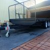 Heavy Duty Flat Top Tandem Trailer with Front Head Board for Sale in Victoria