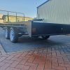 Heavy Duty Flat Top Tandem Trailer with tie rails all around for Sale in Victoria
