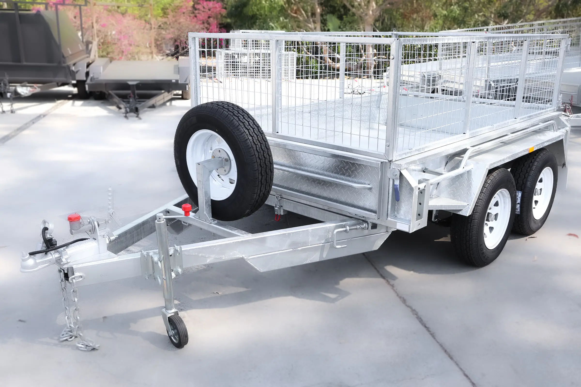 Heavy Duty Galvanised Cage Trailer for Sale Melbourne