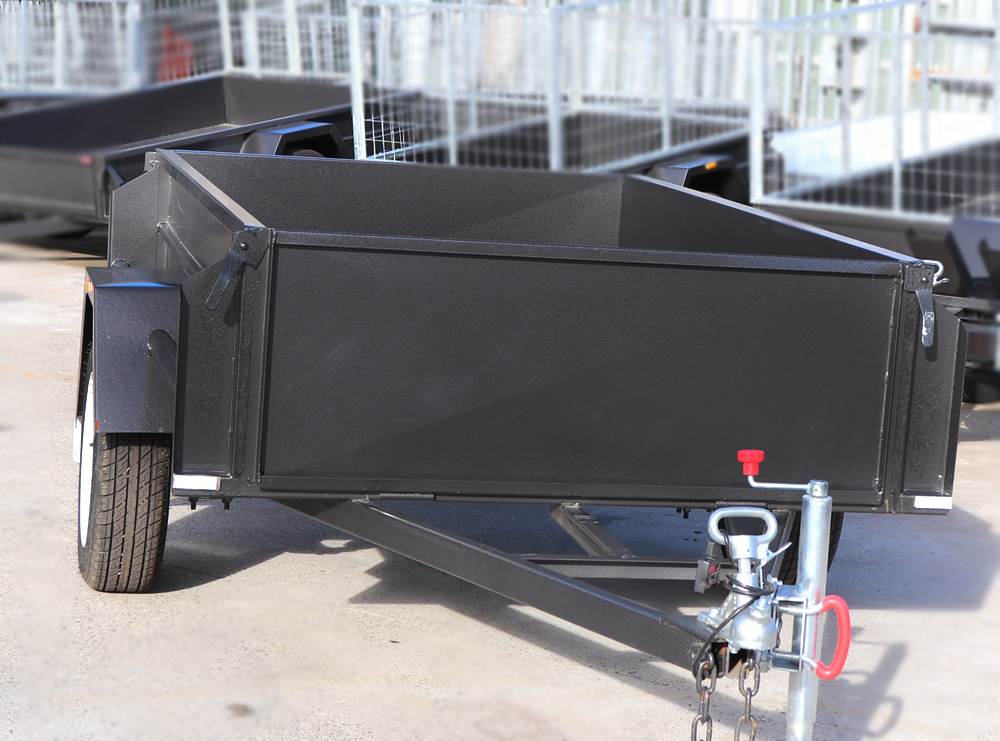 6x4 Domestic Heavy Duty Box Trailer for Sale with 18 Inches High Sides