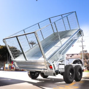 Hydraulic Galvanised Tipper Cage Trailer for Sale