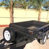 New Rims Tyres Deluxe Heavy Duty Hydraulic Tandem Tipper Trailer for Sale in Victoria