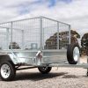 Single Axle Galvanised Imported Cage Trailer for Sale