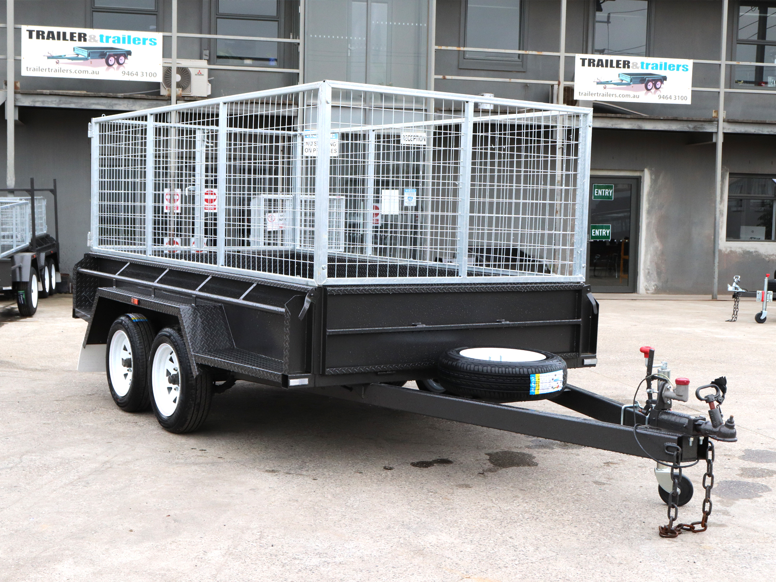 Tandem Axle Caged Trailer for Sale