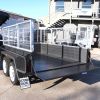 Tandem Axle Trailer with 2ft Cage